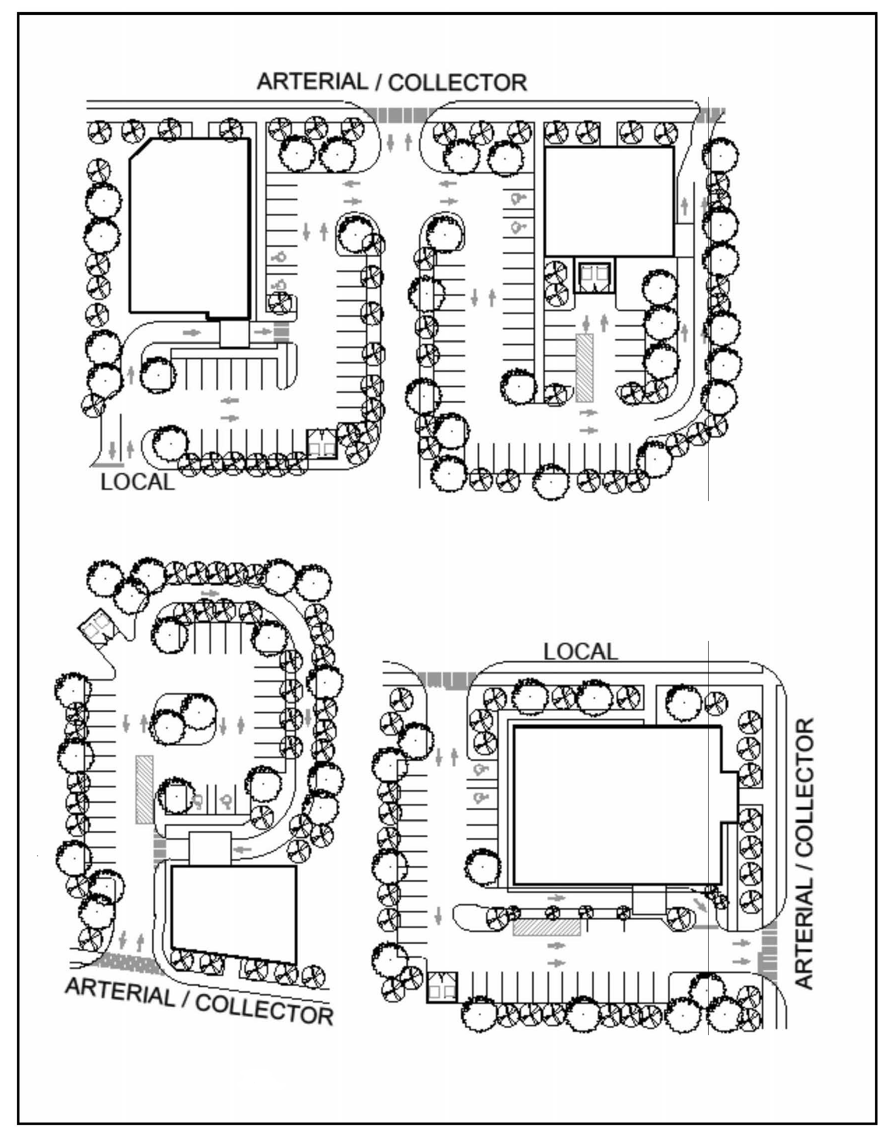 Figure 1: Drive-through Layout Examples