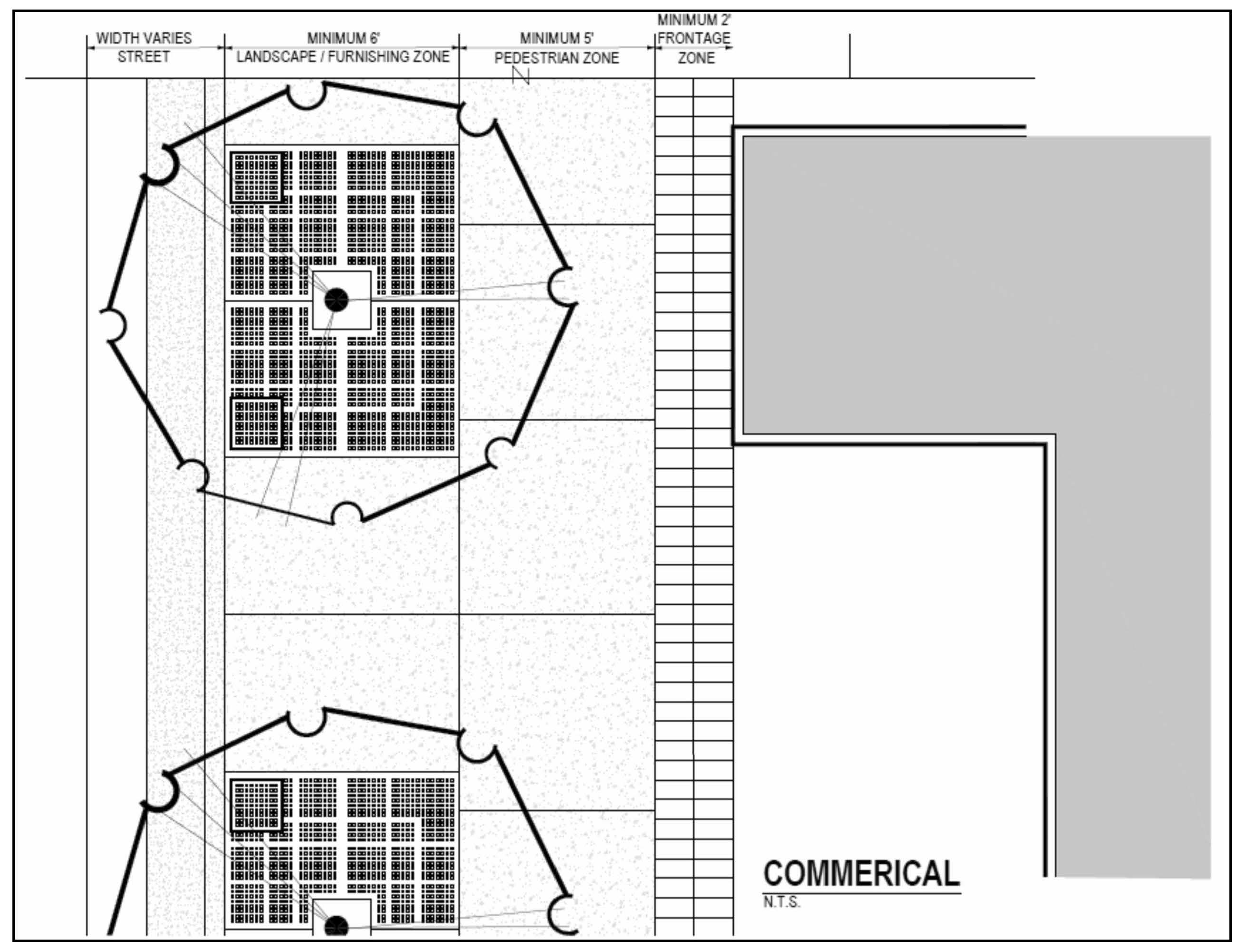 Figure 4. Commercial Streetscape Plan