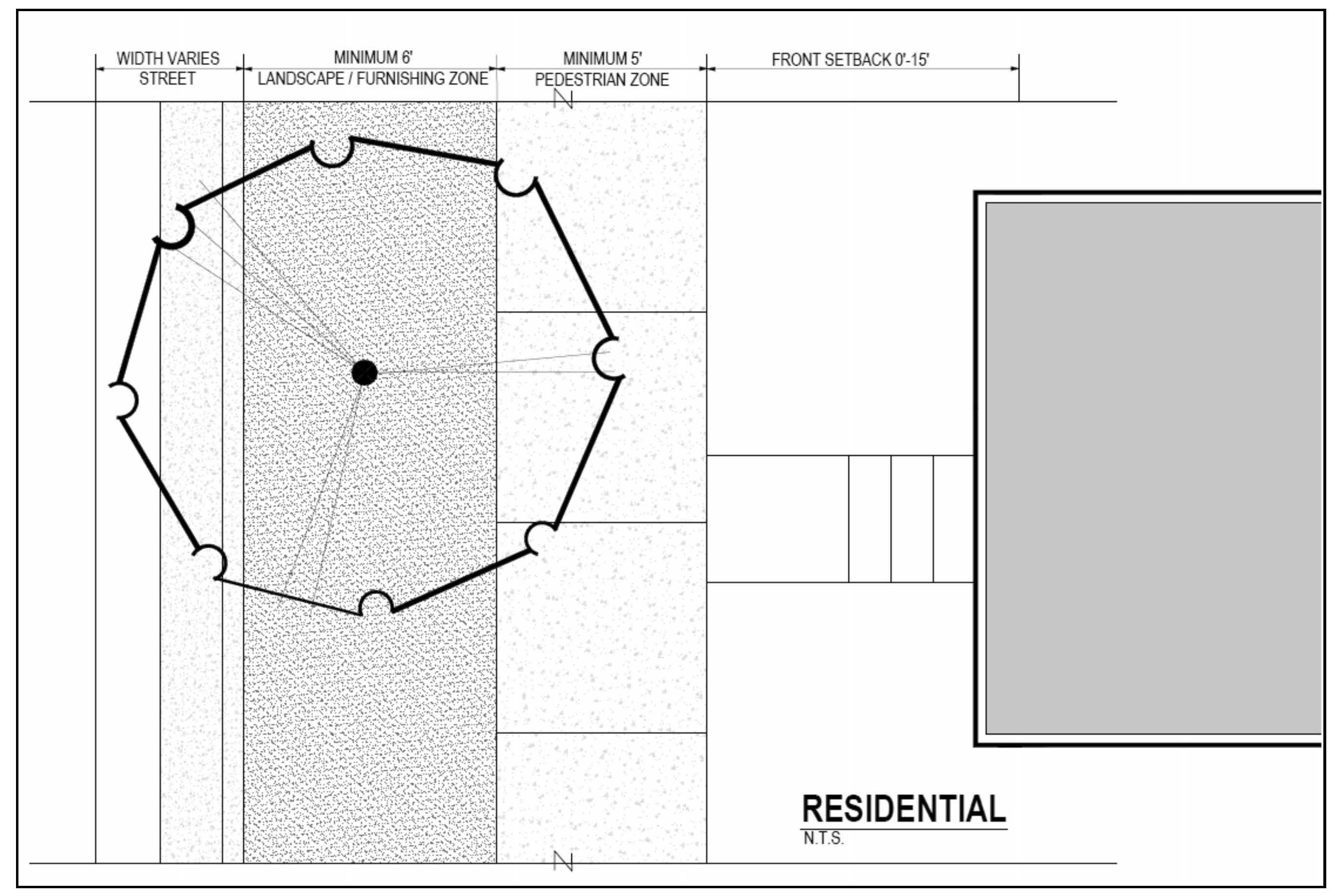 Figure 5: Residential Streetscape Plan