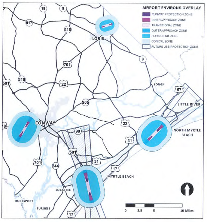 Airport Environs Overlay Map