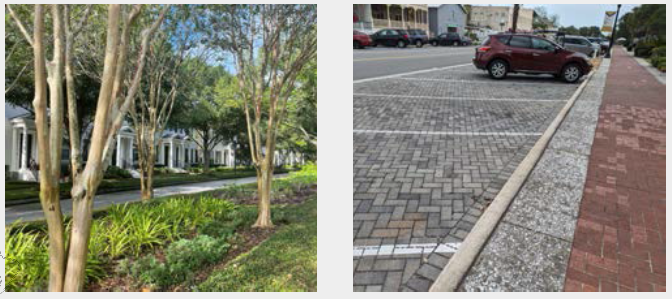 Landscape and hardscape design should reflect