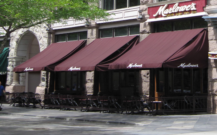 Awning signs and wall signs