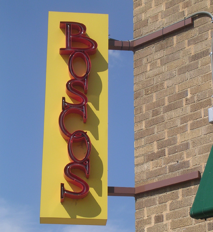 Corner sign