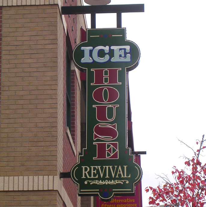 Vertical blade sign