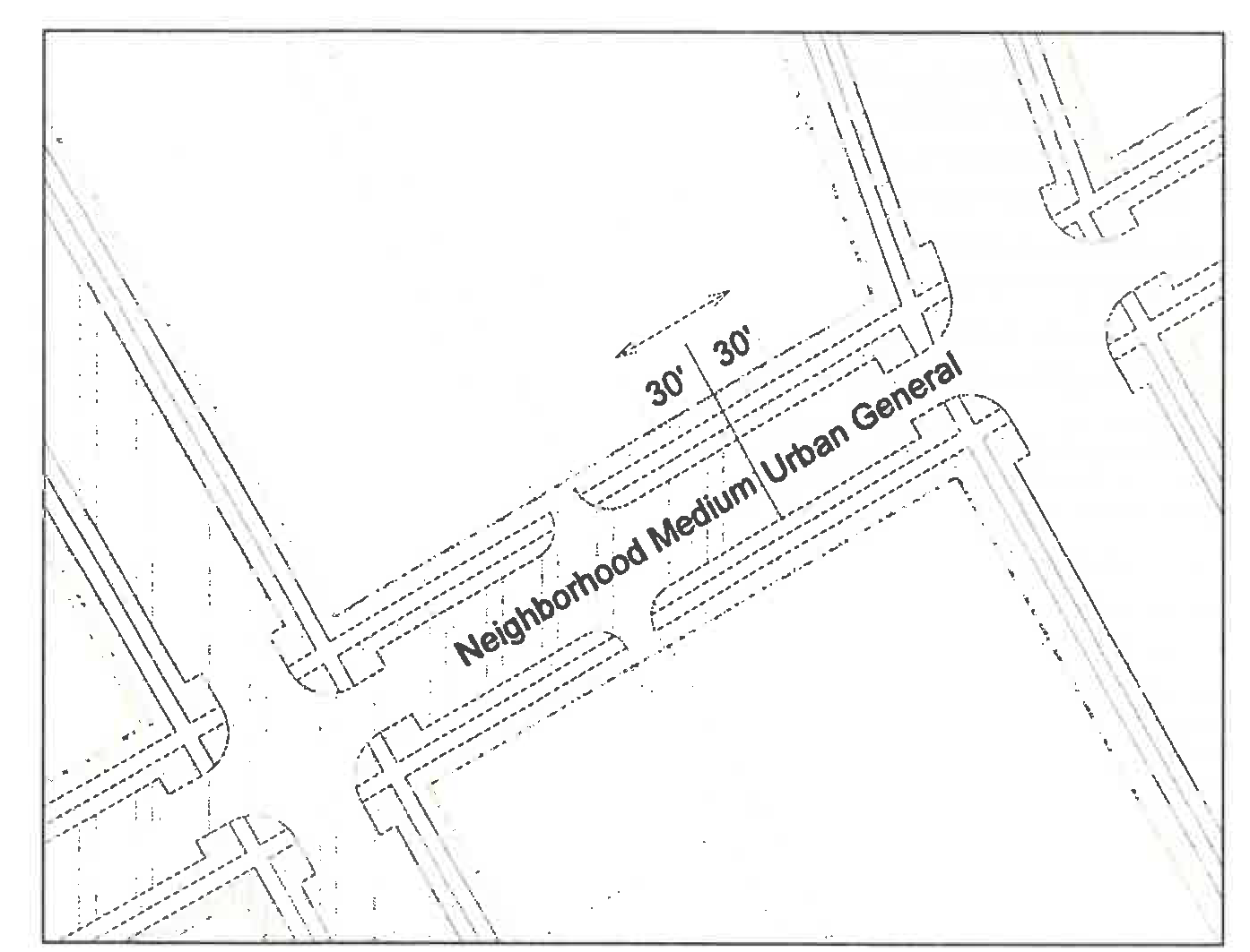 Diagram K. Frontage designation flexibility
