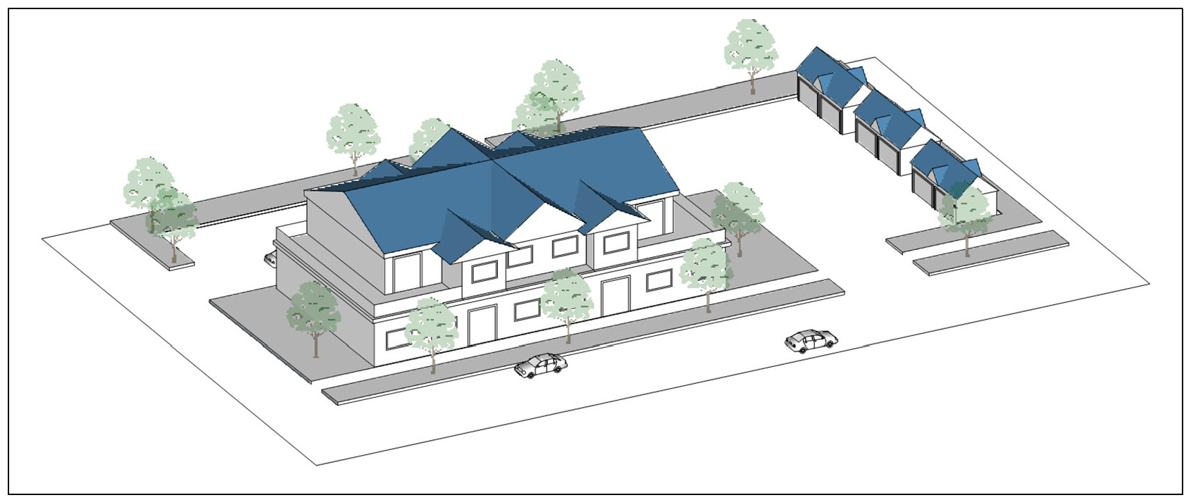 Figure VI-10: Detached Garage Location and Orientation