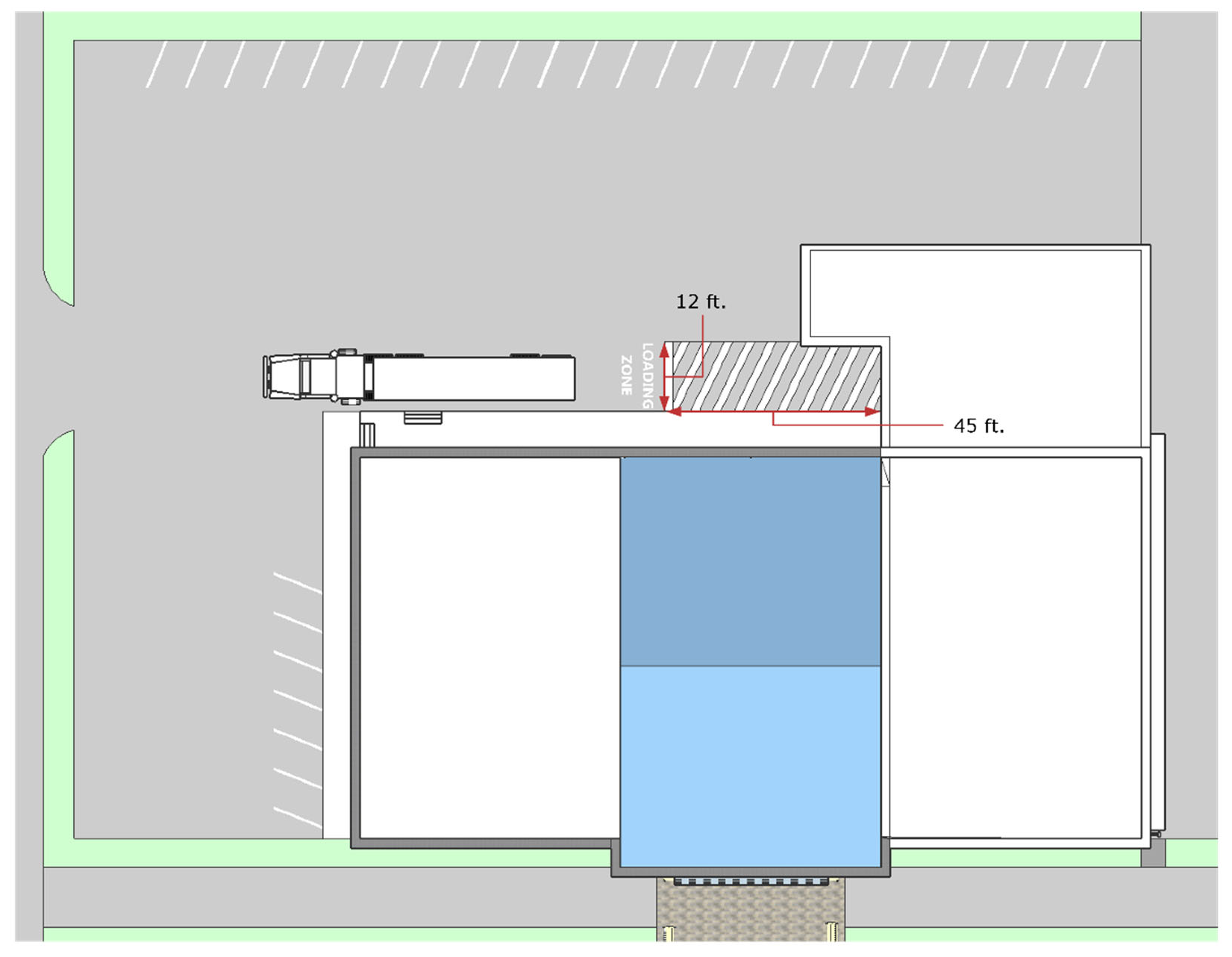 Figure VI-3: Loading Area Configuration