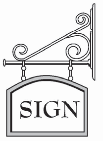 Figure 3-13 - Projecting Sign