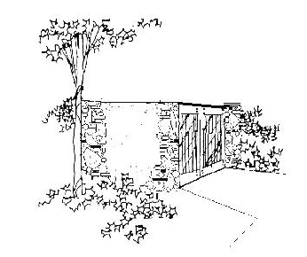 Figure 3-4 - Example of Appropriate Solid Waste Enclosure