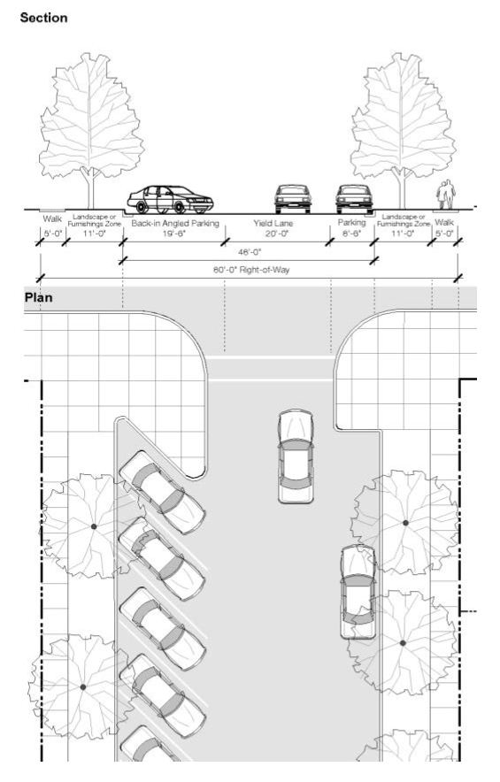 Figure 27-906(7b). Typical Sample Neighborhood Street.