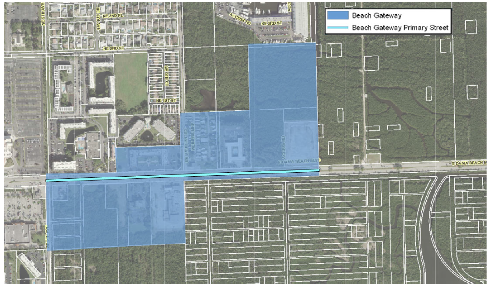 Figure 303-19 GTWY-MU district map.