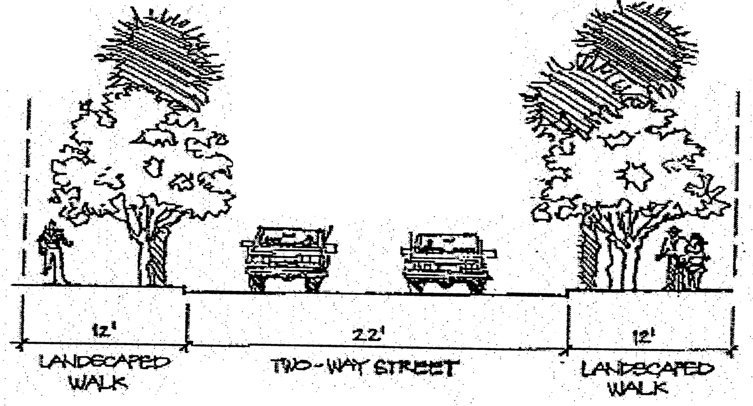 Secondary Street Section (Typical)