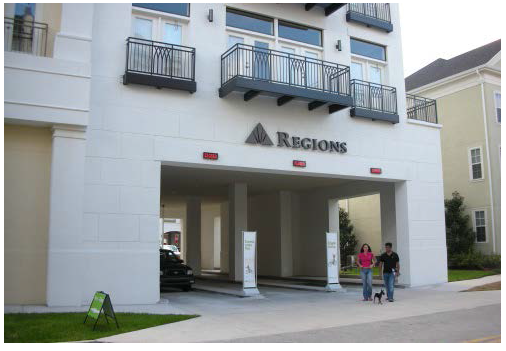 Figure V-1: Drive-through integrated into a building