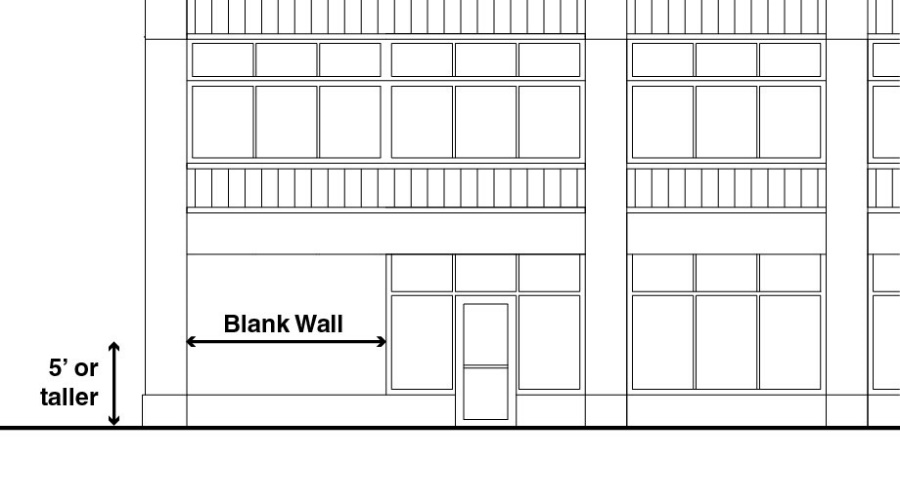 BLANK WALL—GROUND FLOOR
