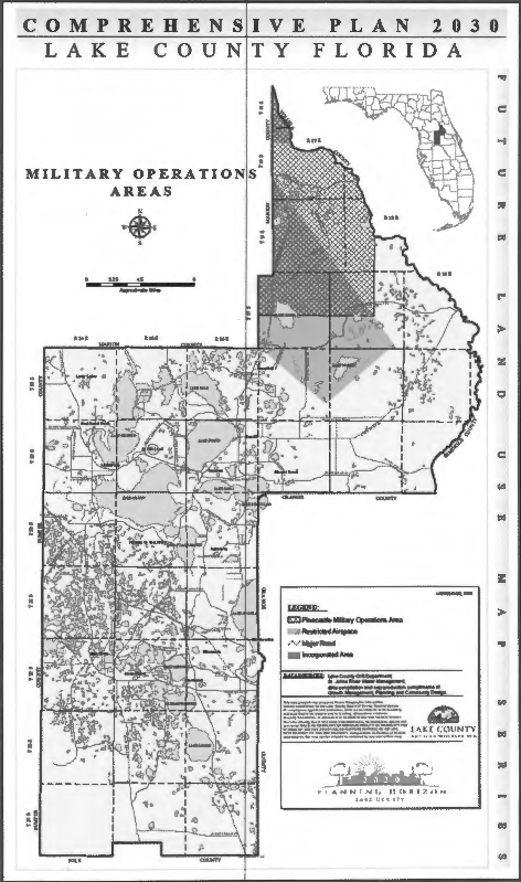 Tower Map — Pinecastle Military Operation Area