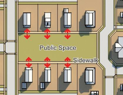 Figure 64-3-3.2 Sidewalk Connection to Open Space