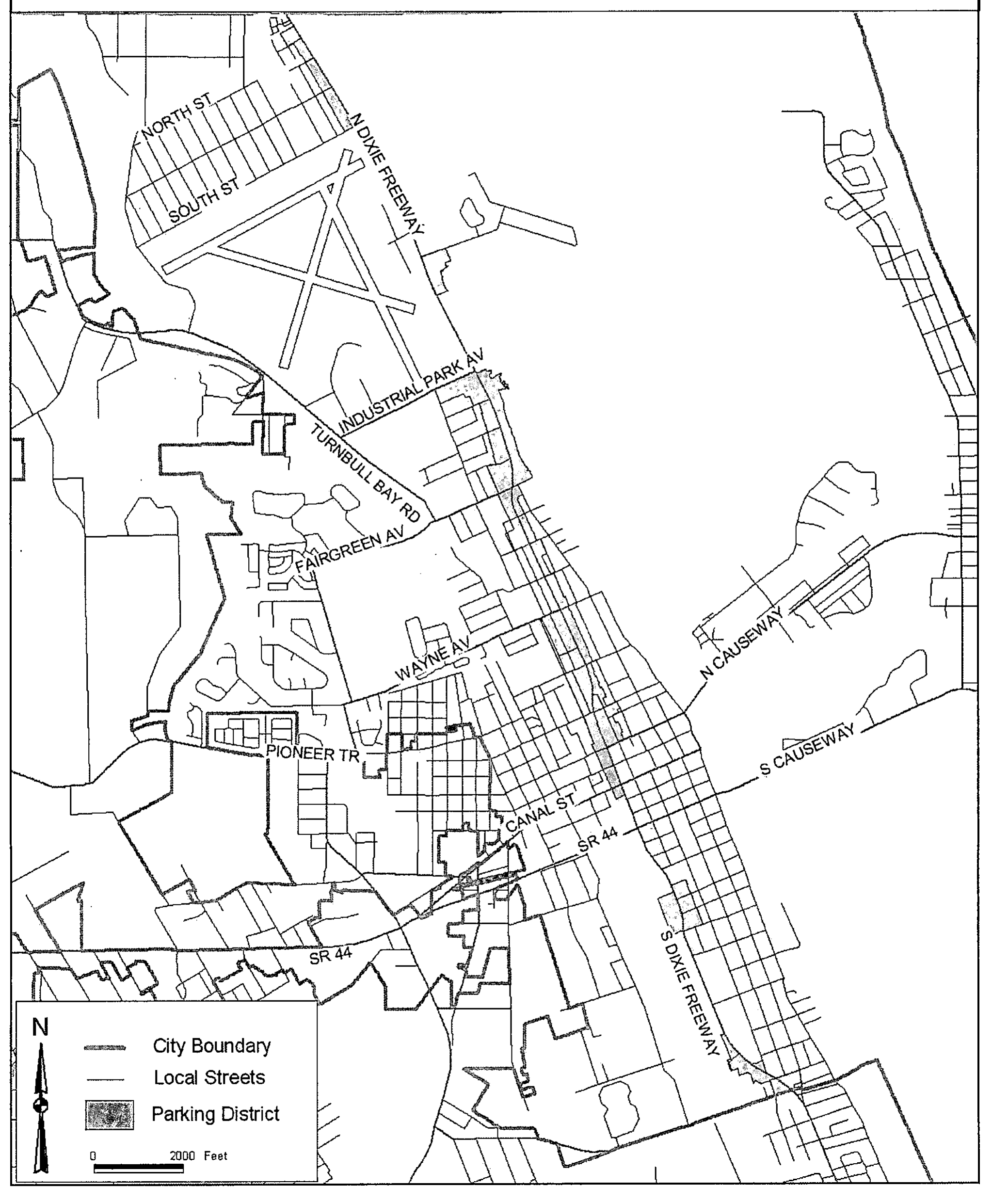U.S. 1 CORRIDOR SPECIAL PARKING DISTRICT MAP