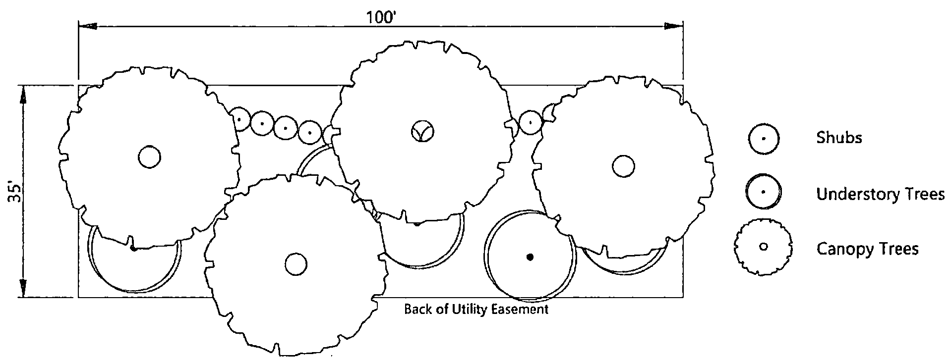 Figure 2. Example of 35' Landscape Buffer