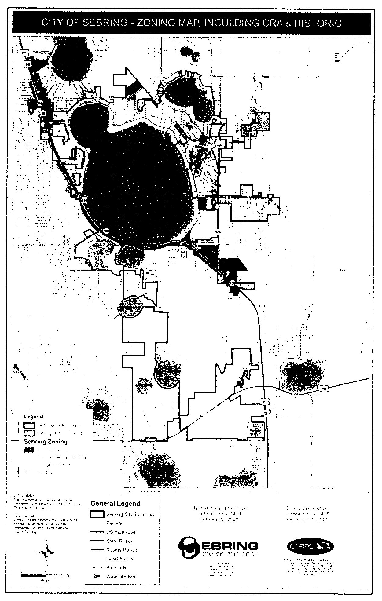 Building Design and Appearance Standards City of Sebring Non-Residential Zoning Map Figure 26-183.1