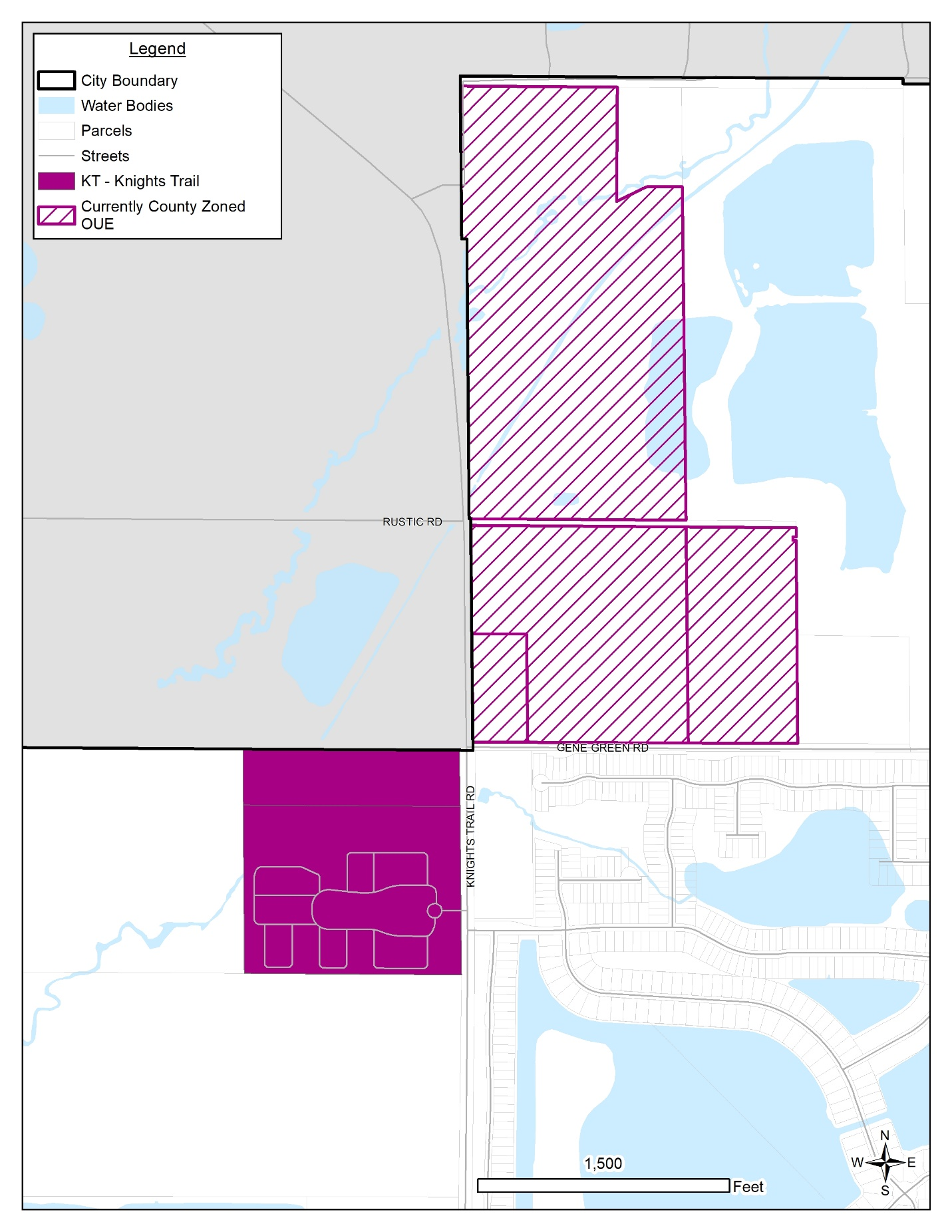 Figure 2.3.11.1. Knights Trail Regulating Map