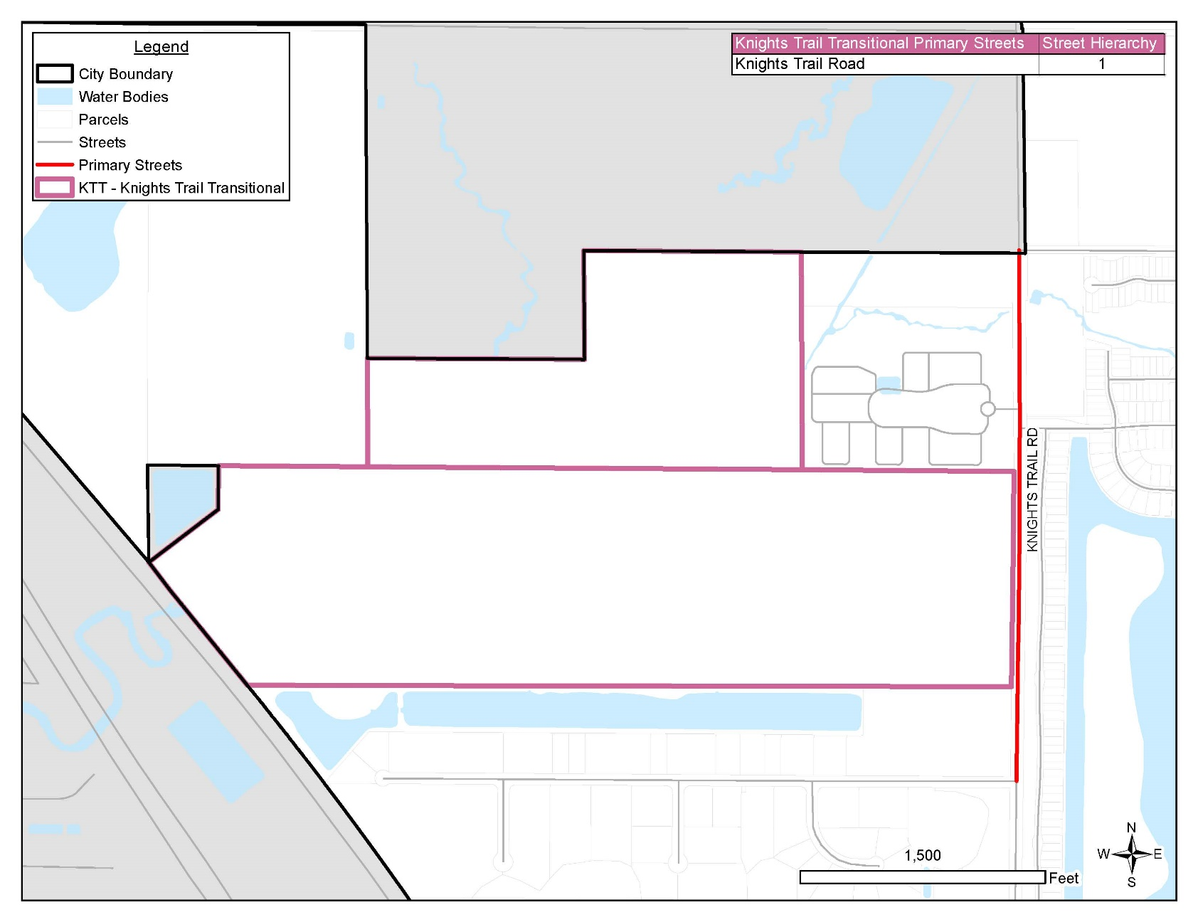 Figure 2.3.12.2 Knights Trail Transitional Primary Streets