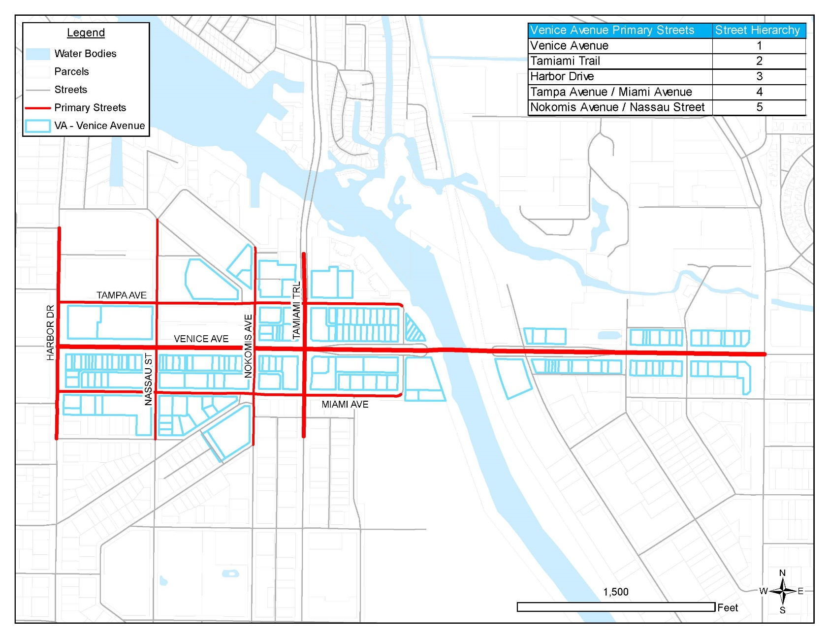 Fig 2.3.3.2. Venice Avenue Primary Streets