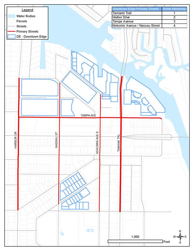 Figure 2.3.4.2. Downtown Edge Primary Streets