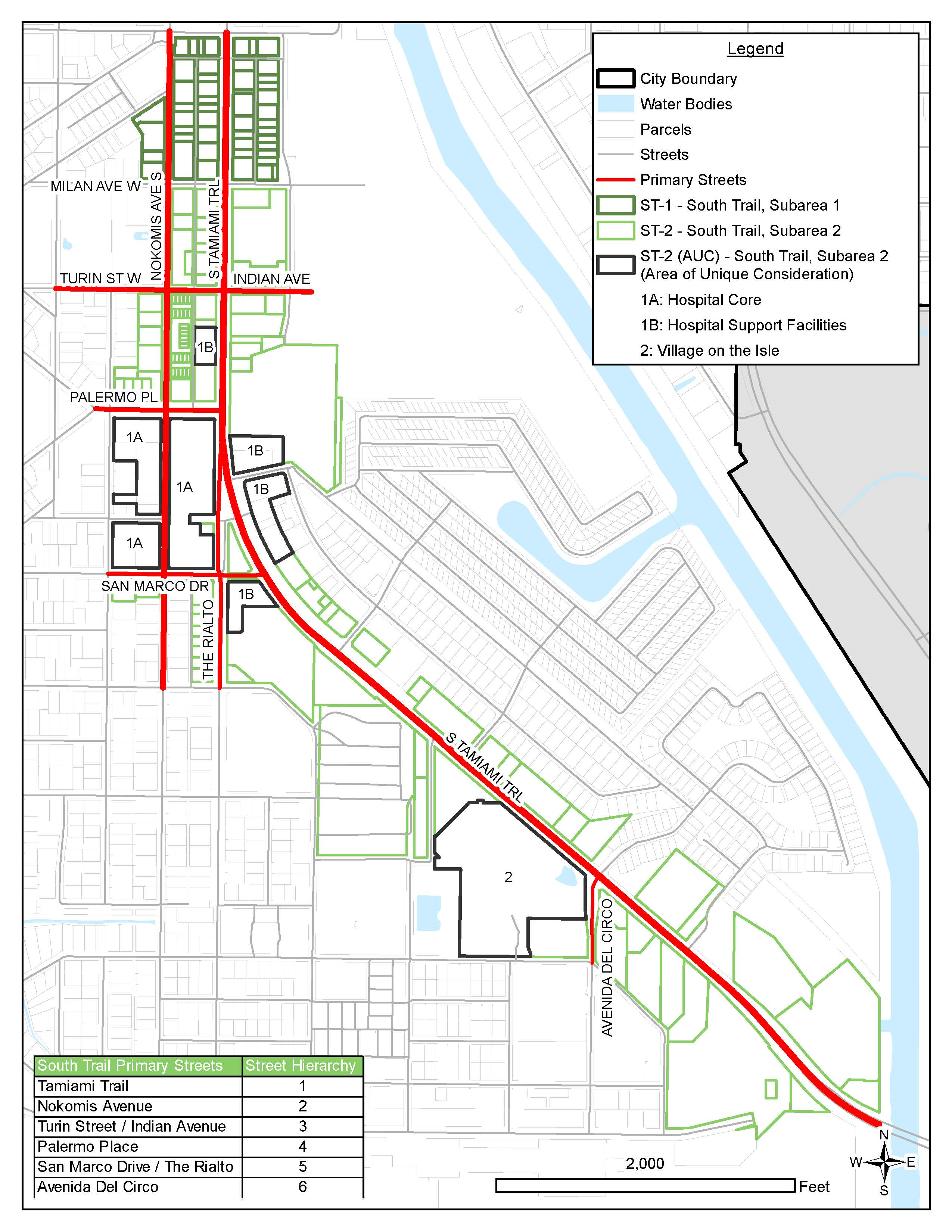 Figure 2.3.5.2. South Trail Primary Streets