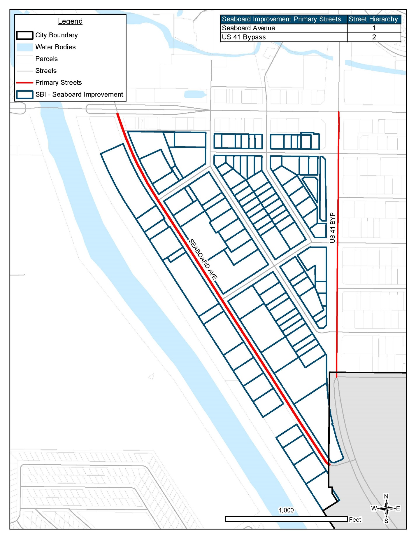 Figure 2.3.7.2. Seaboard Improvement Primary Streets