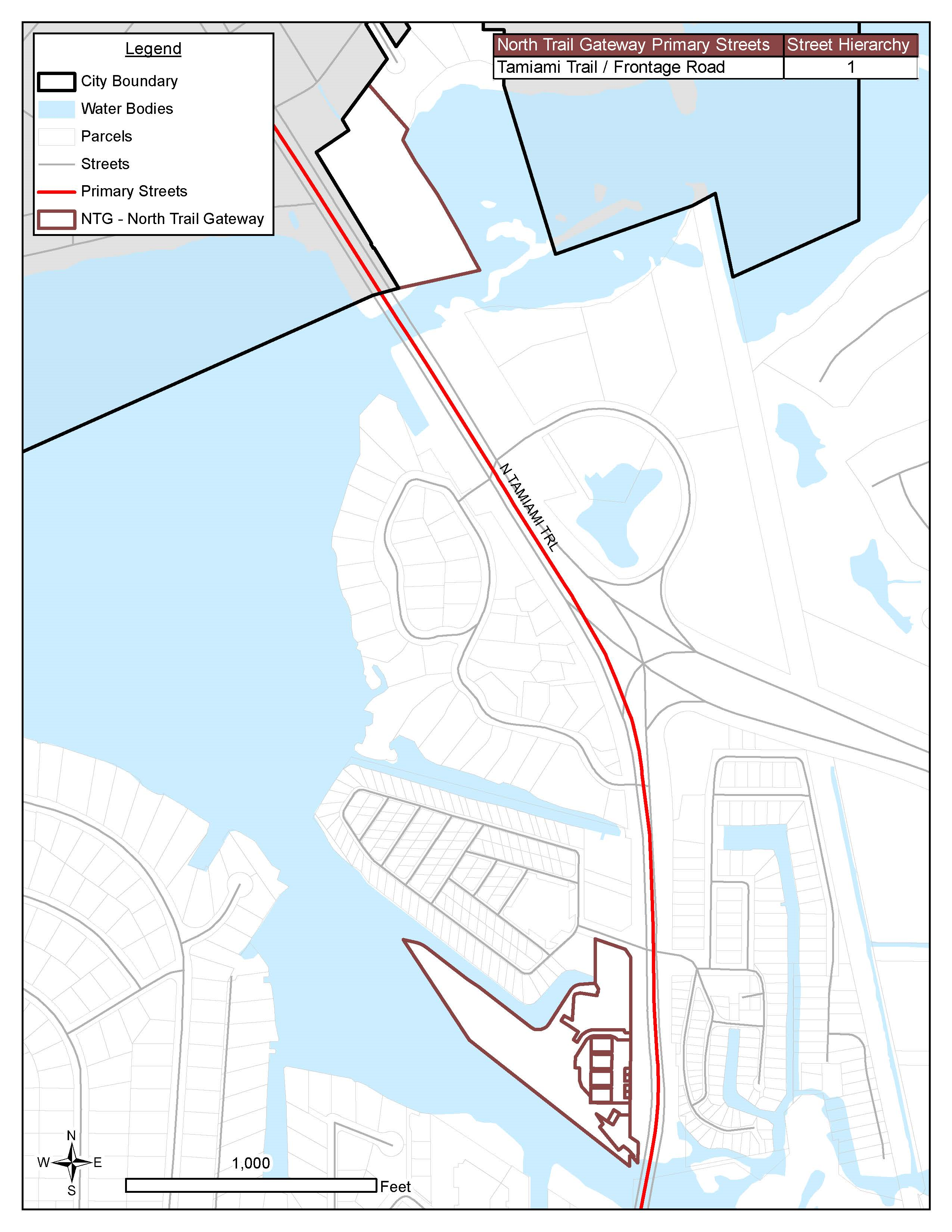 Figure 2.3.8.2. North Trail Gateway Primary Streets
