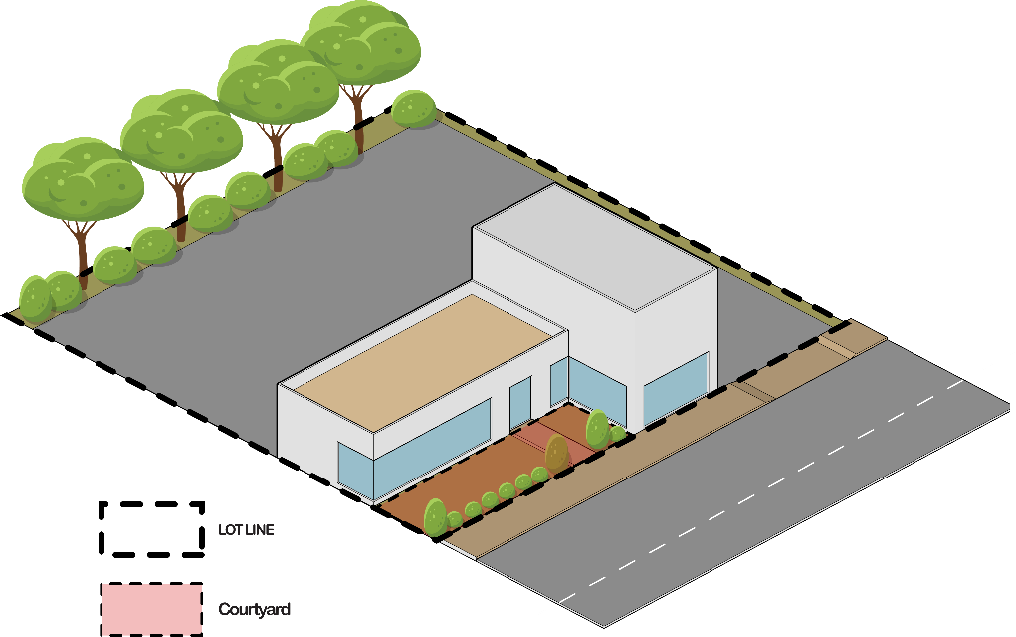 Courtyard Illustration: