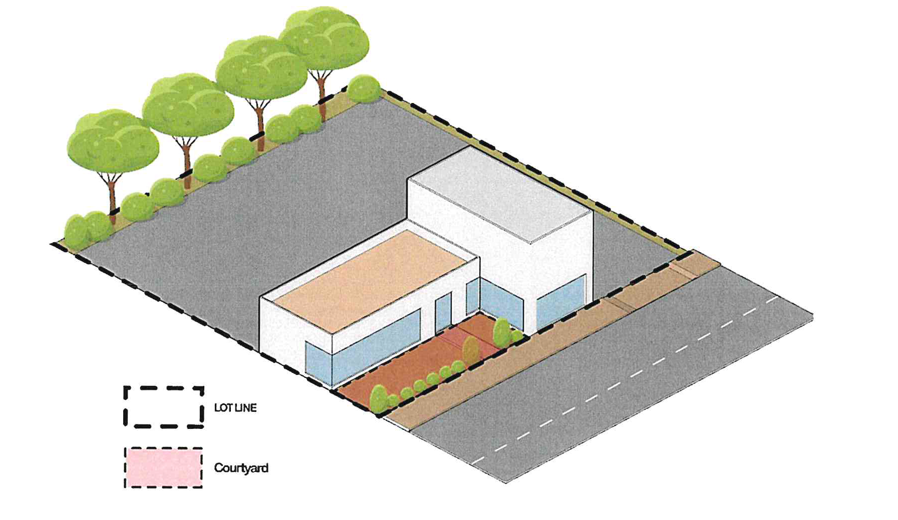 Courtyard Illustration: