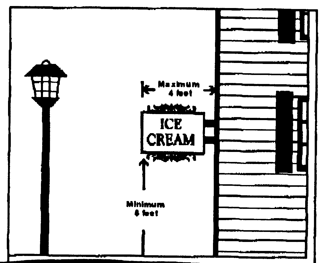 Projecting Sign