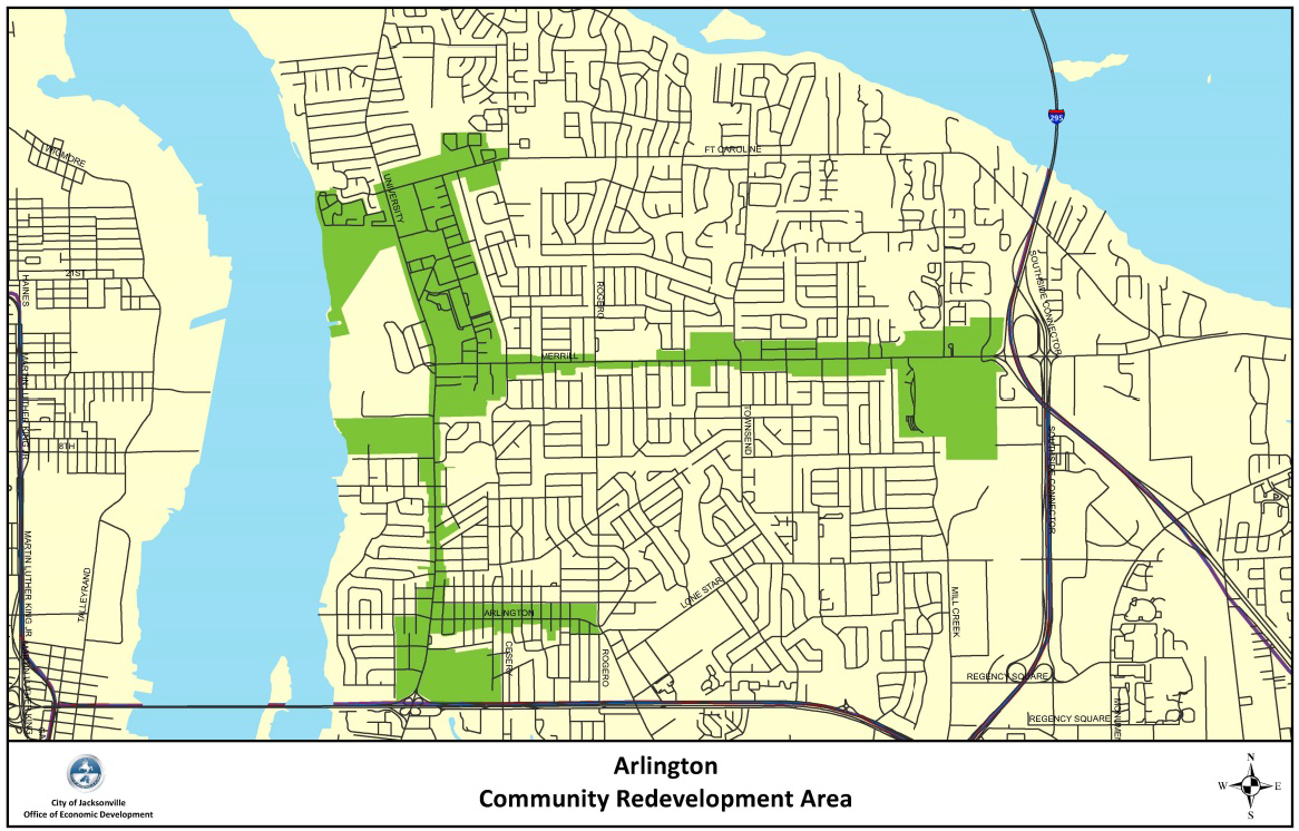 Figure 1: Renew Arlington Zoning Overlay Area