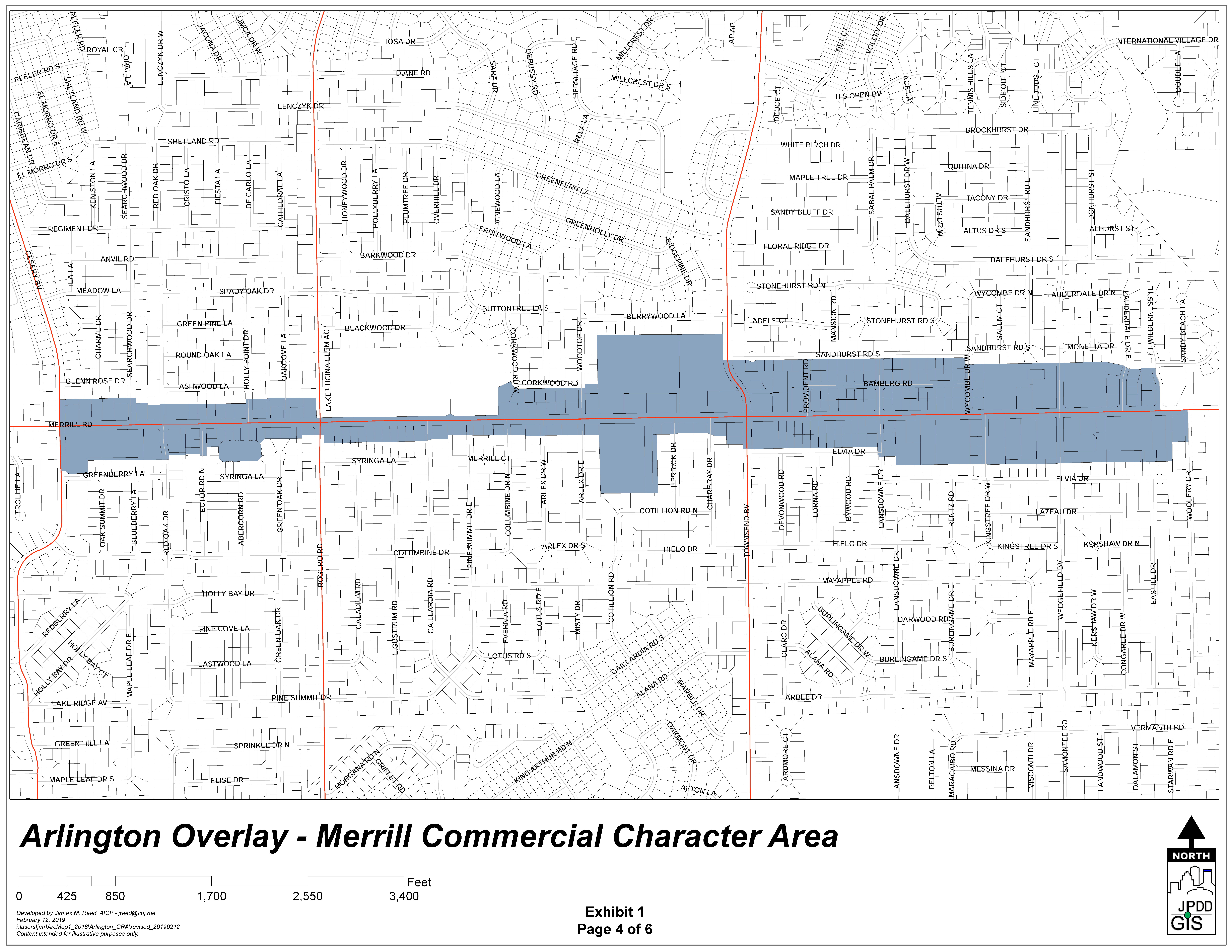 Figure 7 - Merrill Commercial Character Area