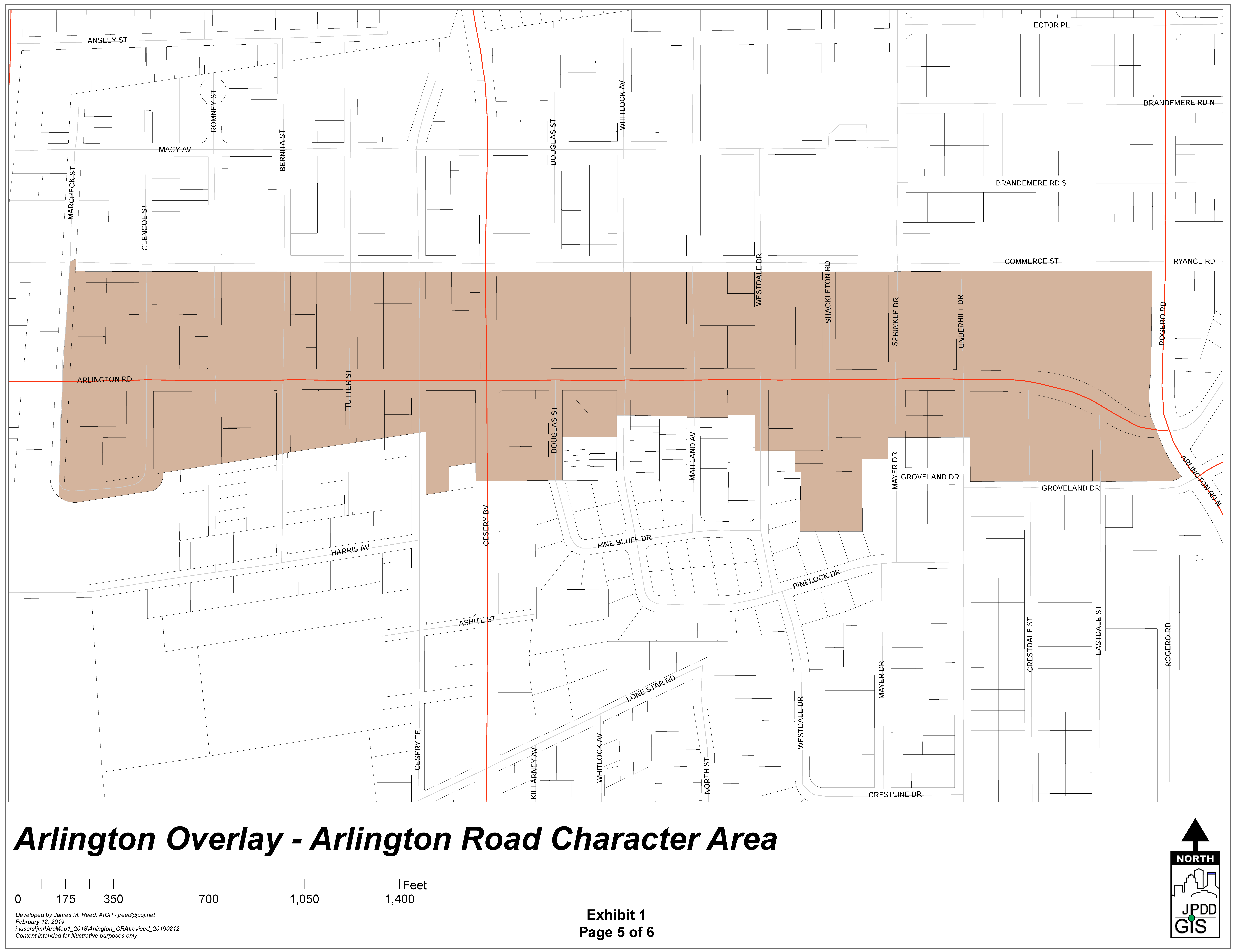 Figure 9 - Arlington Road Character Area