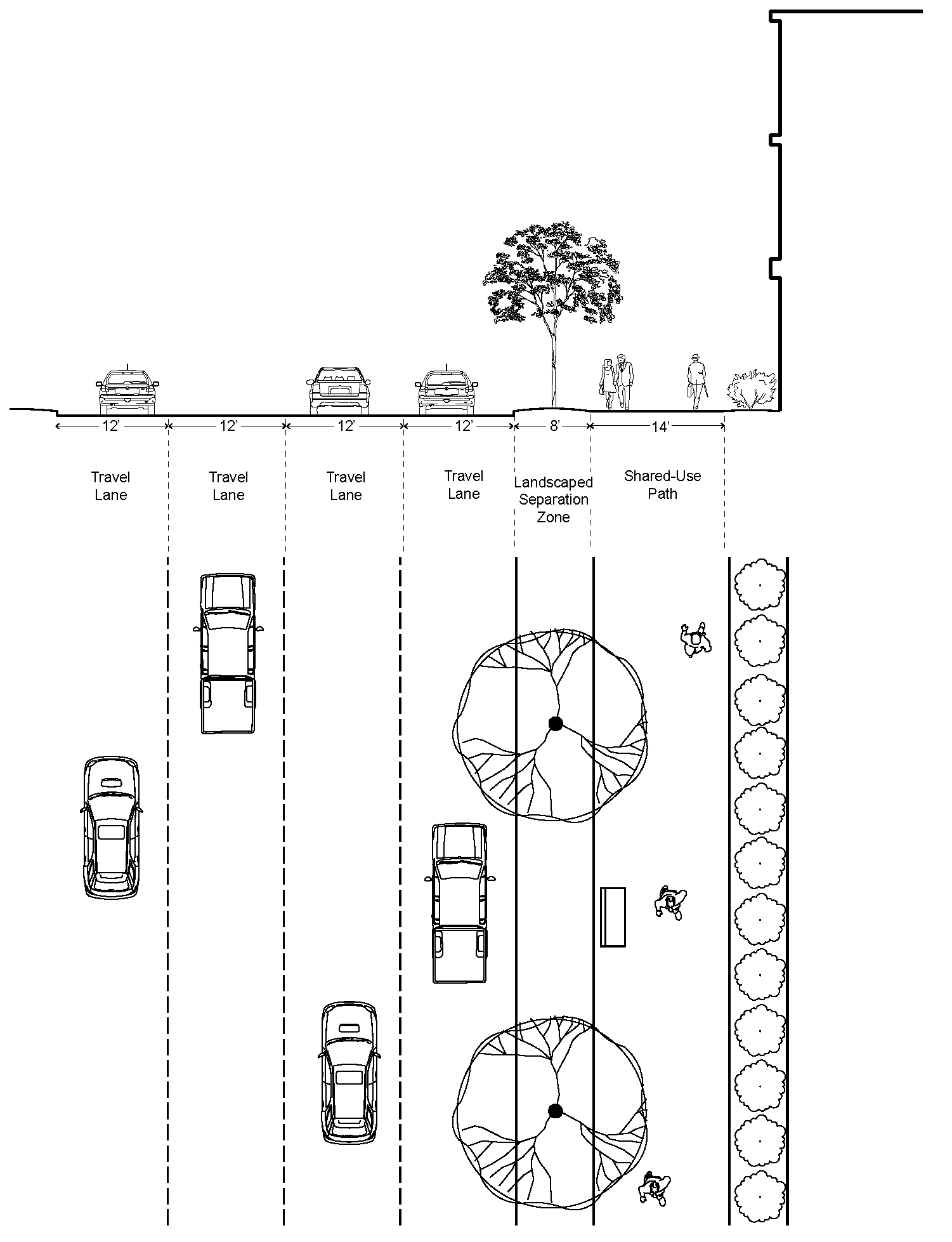 Figure 5: Through Corridor