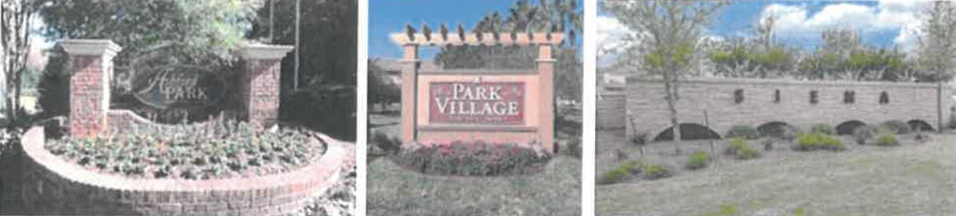 Figure 15:20 Examples of subdivision entry signs