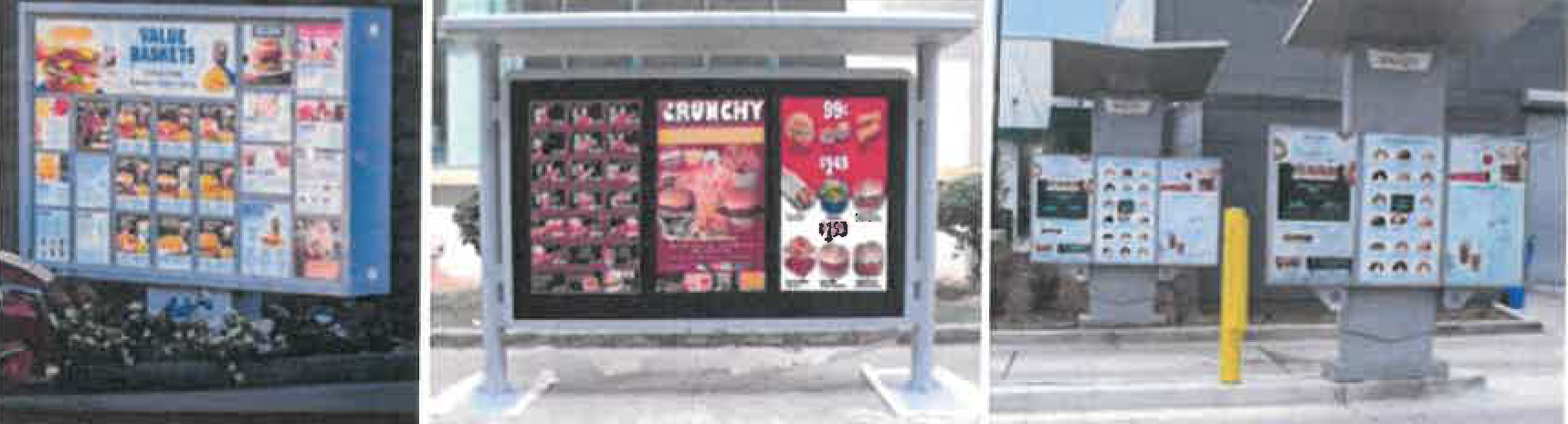 Figure 15:23 Examples of drive-thru signs