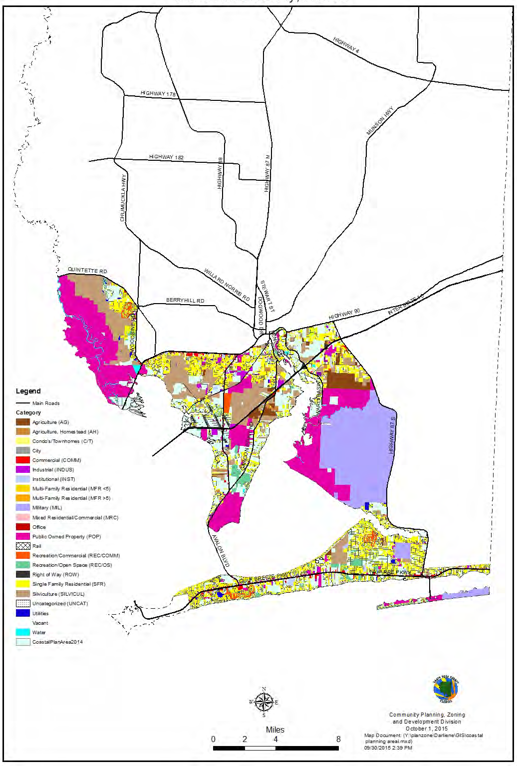 Santa Rosa County Zoning Map Appendix D 2040 Comprehensive Plan Code Of Ordinances Santa Rosa County Fl Municode Library