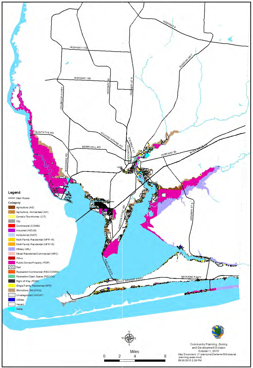 Santa Rosa County Zoning Map Appendix D 2040 Comprehensive Plan Code Of Ordinances Santa Rosa County Fl Municode Library