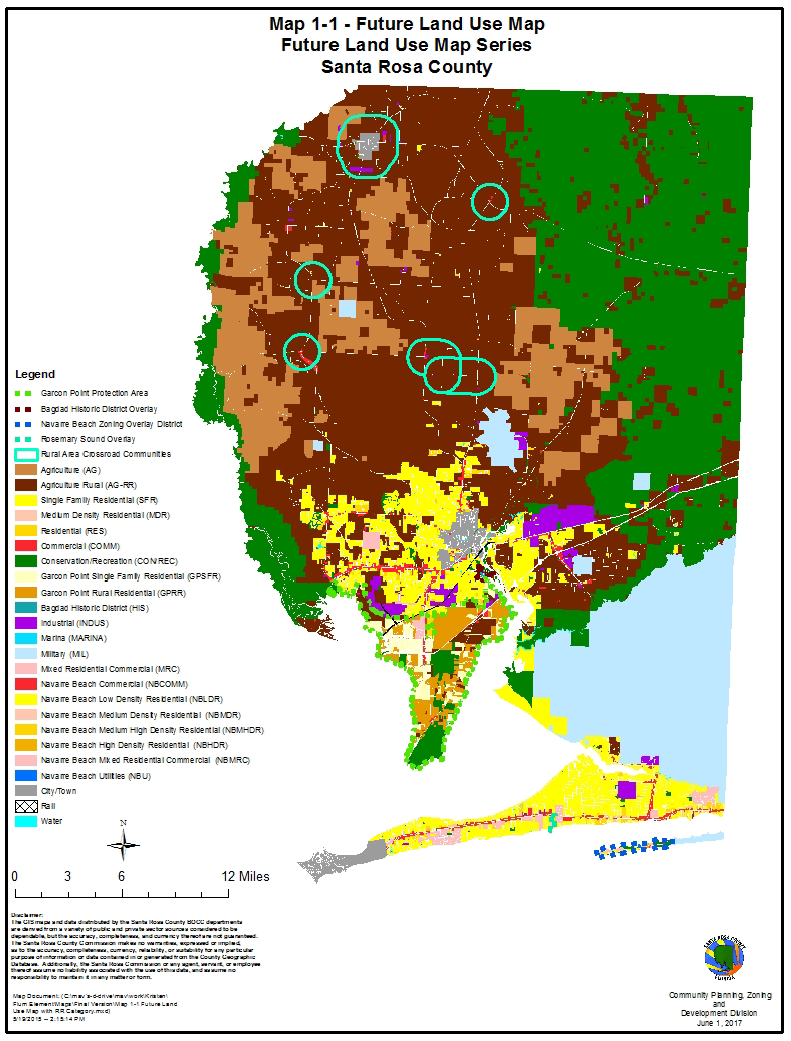 Santa Rosa County Zoning Map Appendix D 2040 Comprehensive Plan Code Of Ordinances Santa Rosa County Fl Municode Library