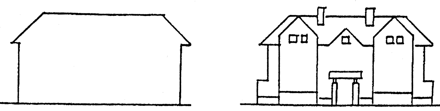 Multistoried Buildings Schematic Elevation