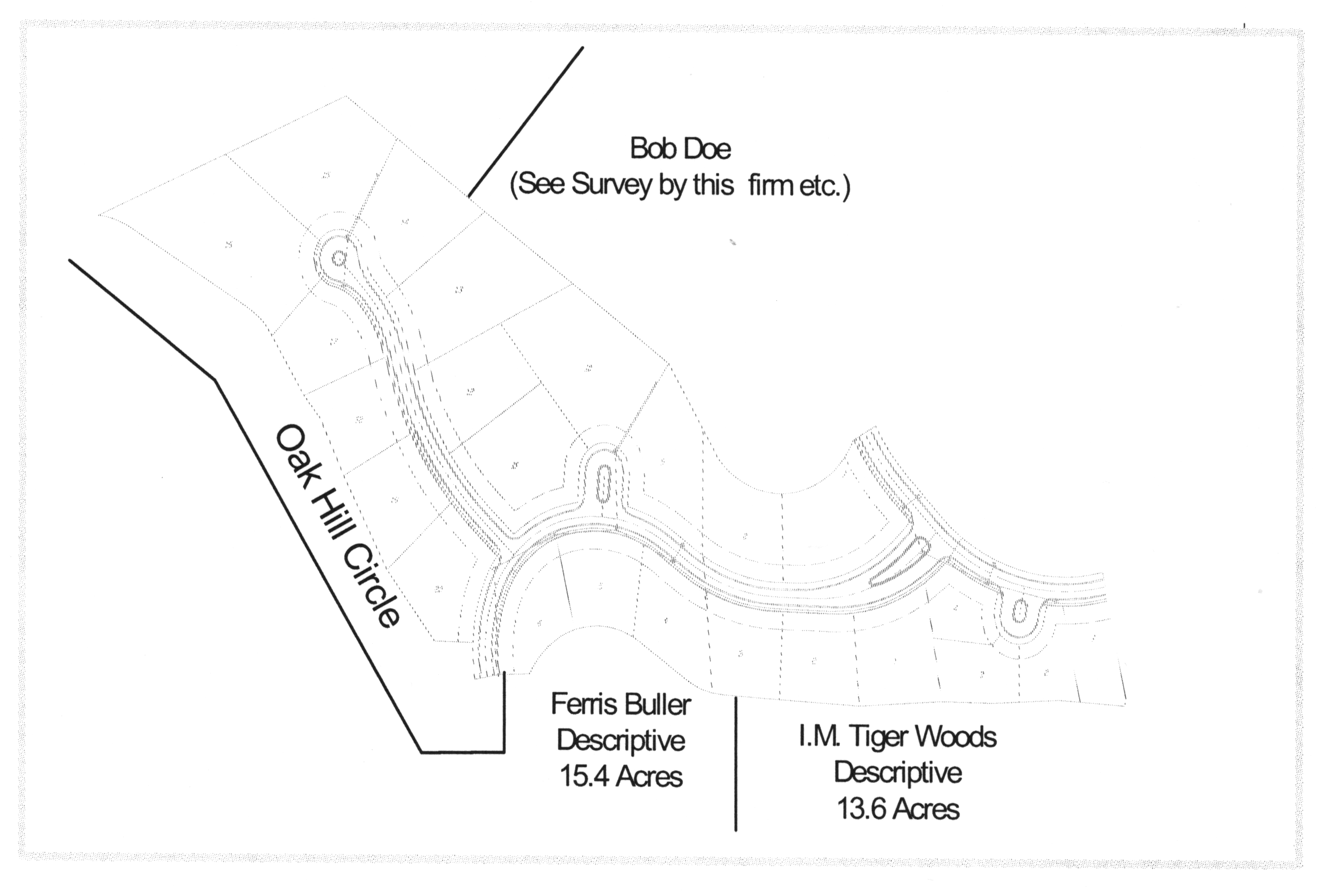 Adjoining streets