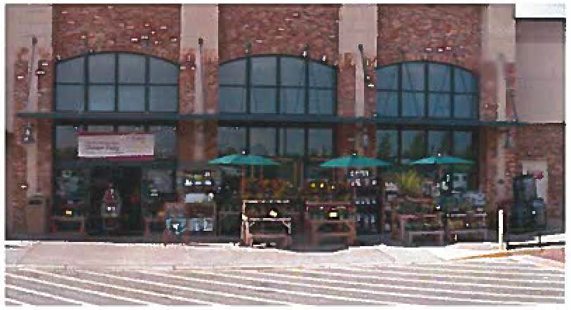 Figure 19-6.5-10: Outdoor display of goods at store entrance