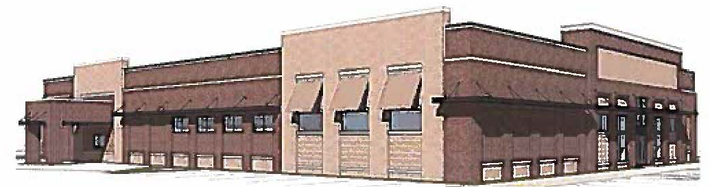 Figure 19-6.5-3: Awnings along a public sidewalk