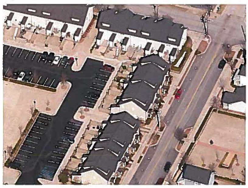 Figure 19-6.8-1: Buildings oriented towards streets and sidewalks