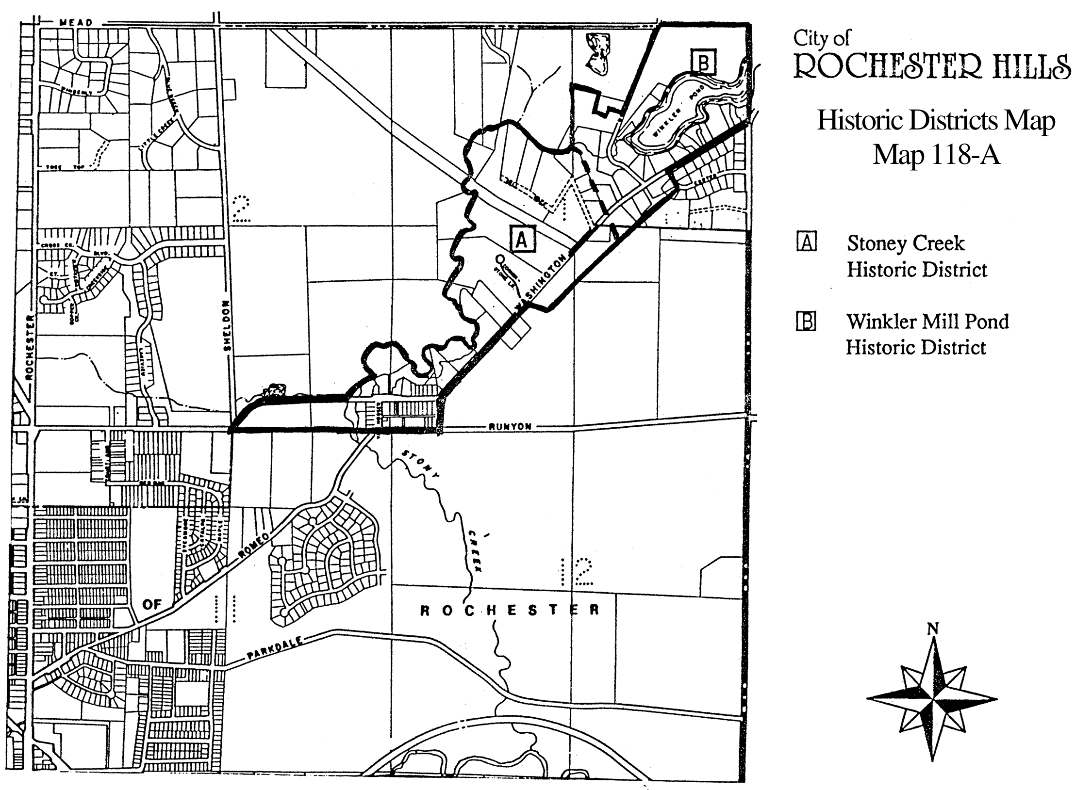 Rochester Hills Zoning Map
