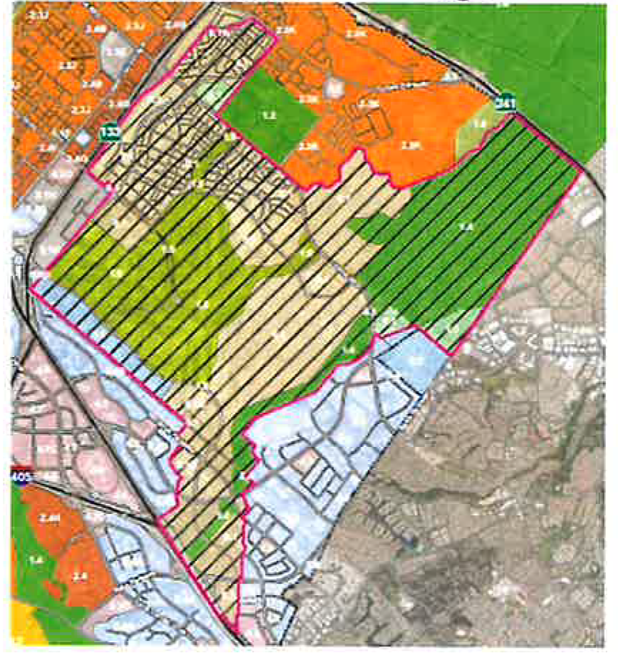 Figure 3: Great Park Neighborhoods Transit Village RRMU Overlay District