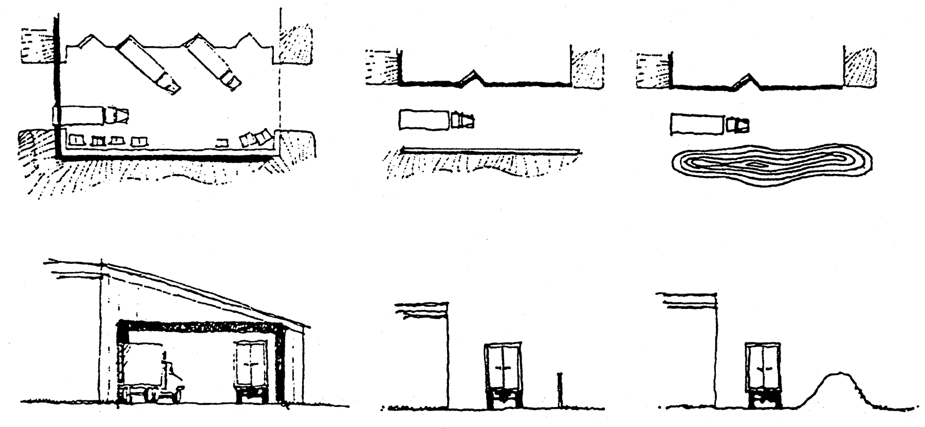 ENCLOSURE FOR LOADING AND TRUCK ACCESS